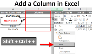 Excel Mastery: Adding a Column to Your Spreadsheet